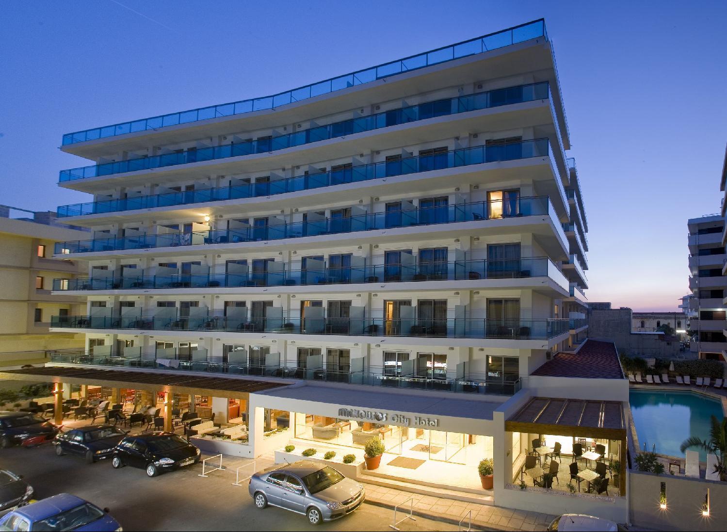 Manousos City Hotel Родос Экстерьер фото