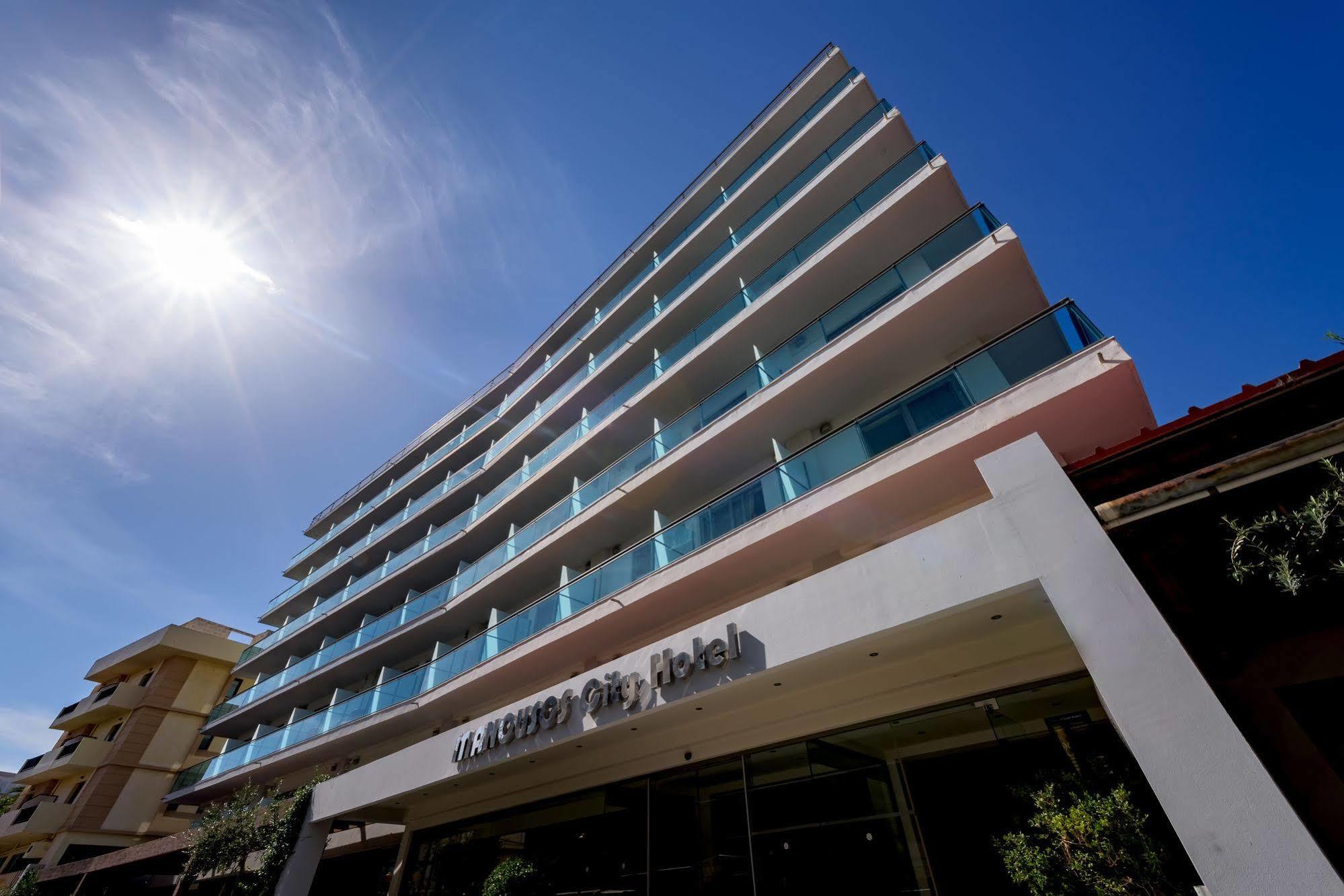 Manousos City Hotel Родос Экстерьер фото